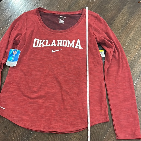 NWT NIKE Oklahoma Sooners Dri-fit long sleeve tee shirt. Size small - Picture 12 of 14